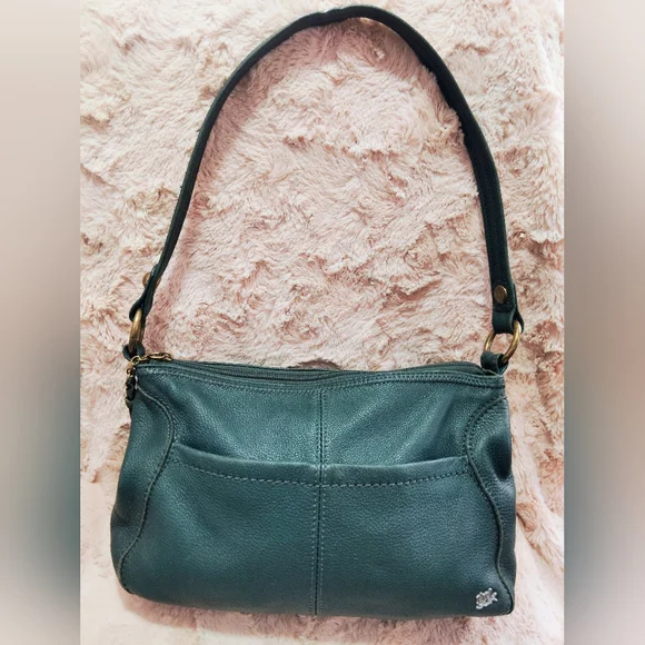 The Sak, Chic, Teal Leather Shoulder Bag - Picture 2 of 9